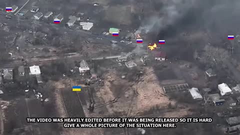 Ukraine War - Single Ukrainian Tank Attacks Massive Russian BTR-82 Convoy In Close Ambush