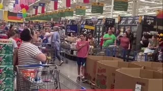 Walmart Shoppers Belt Out the National Anthem in Viral Video