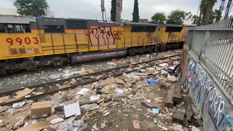 Amazon packages, unused Covid tests found after Los Angeles train burglaries