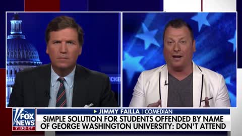 Tucker Carlson and Jimmy Failla mock the Washington Post for saying George Washington University should change its name