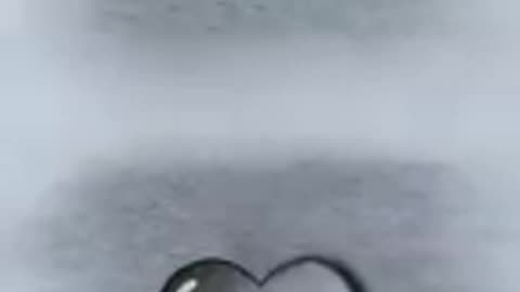 How to draw 3D heart water drop by Drawingzon!