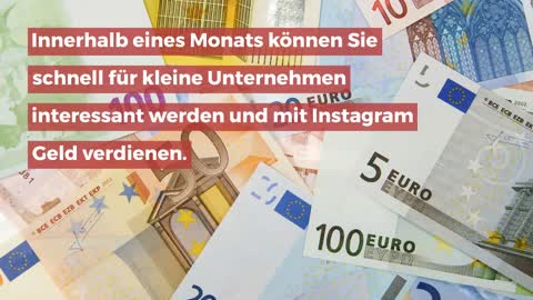Mit Instagram Geld verdienen
