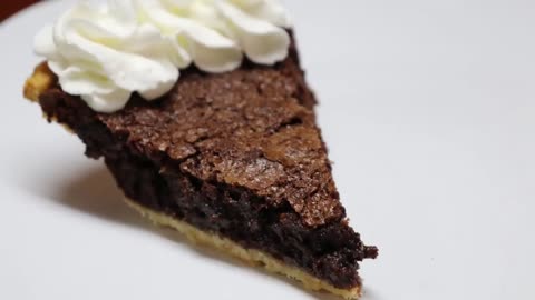 Chocolate Fudge Pie, Simple Ingredient Old Fashioned Cooking