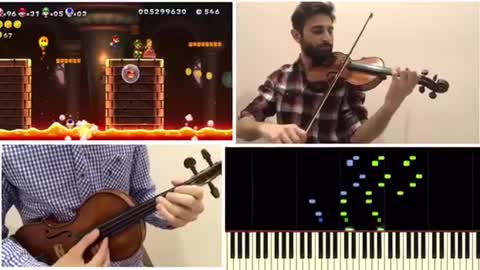 Super mario violin cover by Mina Khristou