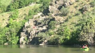 cliff jumping goes horrible wrong