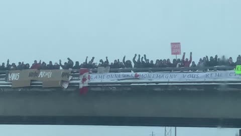 Montmagny, Quebec Welcomes the Freedom Convoy