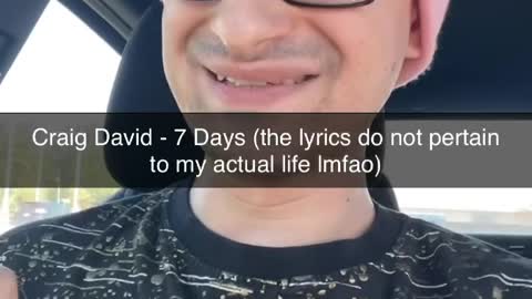 Singing Craig David - 7 days