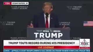 Trump reads criminal evidence against Joe Biden on national TV