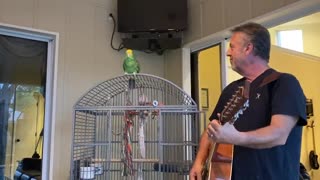Tico Singing with the Man