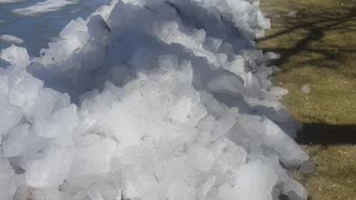 Frozen Lake Spills Over