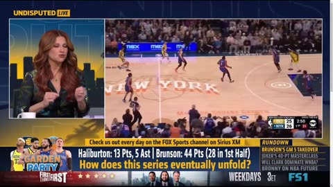 UNDISPUTED Skip Bayless reacts Knicks take 3-2 series with game 5 win over Pacers