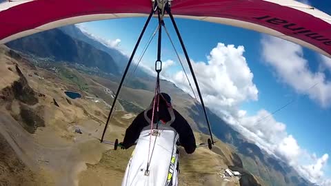 Gliding, hang #gliding,#refreshing, #enjoying😍 human style flying, #beautifulviews, #cool, #nature