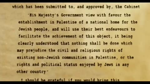 Rothschild and the Balfour Declaration