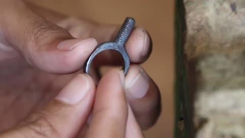 Grind Metal Scrap Into The Shape Of A Ring