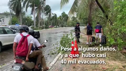Delta golpea a México sin víctimas pero con daños materiales