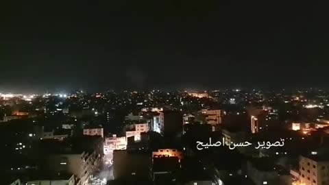 Gaza Isreal - Massive explosions rocks Gaza last night