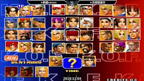 The King of Fighters 98 China and South Korea confrontation, God teaches opponents to be human