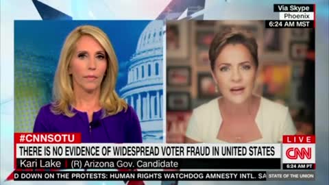 Kari Lake HAMMERS CNN For Not Calling Stacey Abrams An Election Denier