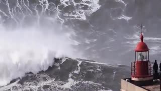 Big waves in the storm