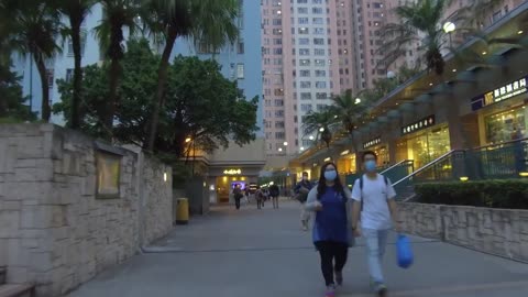 Street View Hong Kong 2020 4K - Konloow Bay Telford Plaza Podium 九龍灣德福花園平台