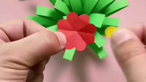 So beautiful Hand Craft of Paper Flowers | RJ Craft #Crat #Art #Ideas