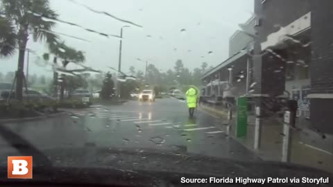 Florida Woman Wielding Pitchfork & Whip Caught On Camera Before Arrest