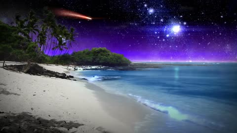 beach sea cometa relaxante