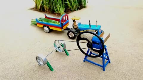 Diy mini chaff cutter machine part 5 - diy mini tractor - @Creative - kids creator