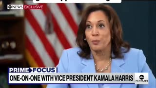 Kamala claims she has GREAT approval ratings.