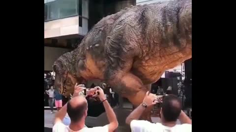 Realistic Dinosaur Creation in film city