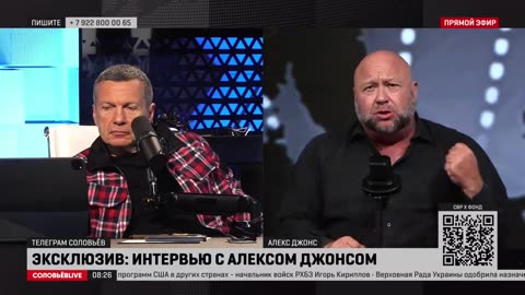 Alex Jones With Vladimir Soloviev - On Russian Television