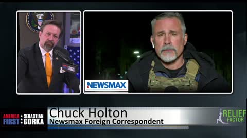 Hundreds of Russian Tanks Captured by Ukrainians. Newsmax's Chuck Holton with Sebastian Gorka