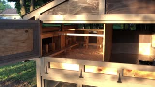 Chicken coop/run build part 33