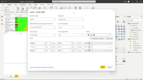 How to use Conditional Formatting in Power BI | Microsoft Power BI for Beginners
