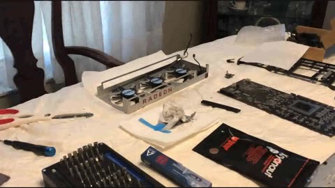 Putting my Radeon VII back together again...