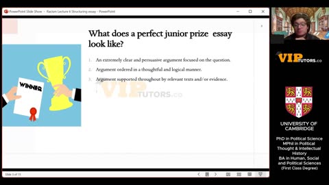John Locke Junior Prize Question 2 - Video 6 (Part 1 of 3)