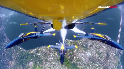 Amazing and Terrifying Blue Angels Cockpit Video