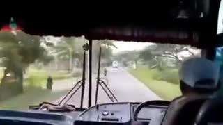 When Your Bus Driver Has Been Watching Too Many Hollywood Speed Movies!
