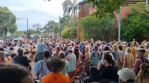 Australia August 31st, 2021 Silent Protest