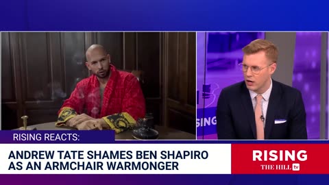 ANDREW TATE SLAMS WARMONGER BEN SHAPIRO,TUCKER CARLSON THROWS SHADE