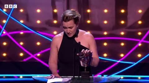 Kate Winslet thanks her daughter in heartfelt Leading Actress speech ❤️ _ BAFTA TV Awards 2023 - BBC