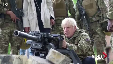 Russia-Ukraine conflict: Britain's Boris Johnson visits Ukrainian troops training in UK