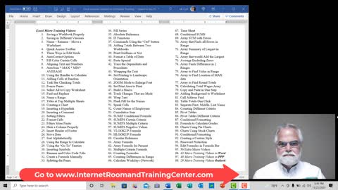 Micro Training Videos for Excel, Word, Outlook and PowerPoint