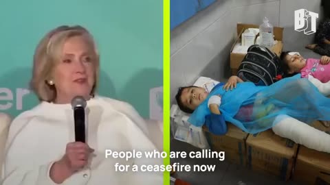 Hillary Clinton Attacks the Idea of a Ceasefire