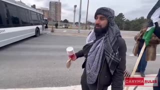 Toronto Police hand-delivered Tim Hortons coffee to Pro-Palestine protesters.