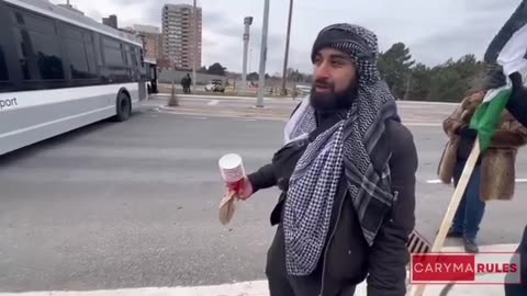 Toronto Police hand-delivered Tim Hortons coffee to Pro-Palestine protesters.
