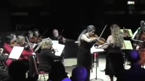Telemann, Viola concerto, 3rd movement Presto. Monica Cuneo, viola