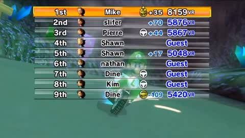 Mario Kart Wii Online VS. Races (Recorded on 8/29/12)