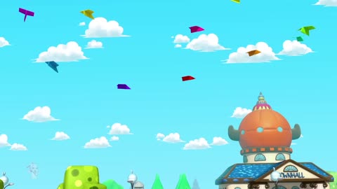 Паперовий Літачок Челлендж Смішне анімаційне відео для дітей - Loco Nuts۔۔۔