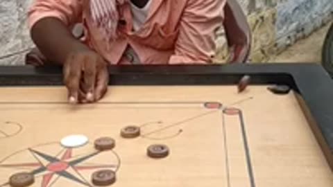 Carrom-Flying shot never seen before